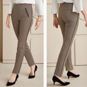 Chico’s So Slimming 360 Juliet Slim Ankle Pants Women’s Size 20 Faux Leather